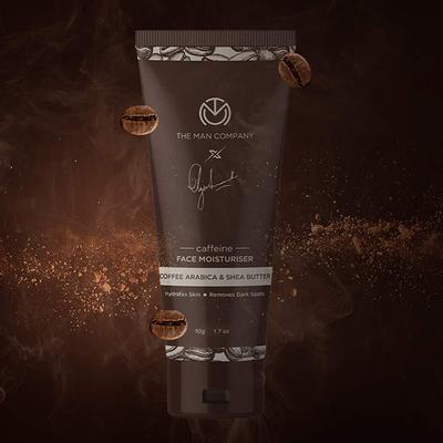 The Man Company Caffeine Face Moisturiser with Coffee Arabica and Shea Butter 50gm - Face Creams