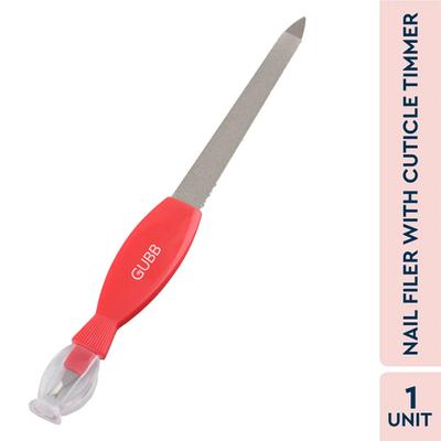 Gubb 2 In 1 Nail File & Cuticle Trimmer Durable Convenient 1's - Nail Care