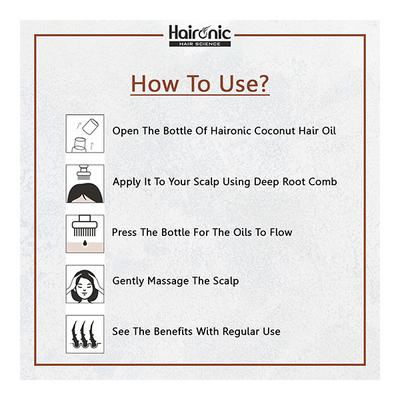 Haironic Coconut Hair Oil 100 ml - Hair Oils