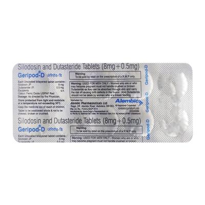 GERIPOD D Tablet 10's - Bladder And Prostate Disorders-Dru