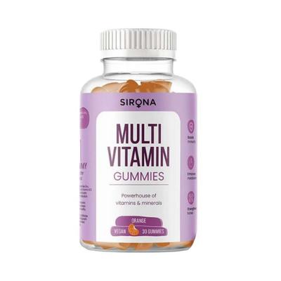 Sirona Multivitamin Orange Flavoured Gummies for Women (Pack of 30) 1's - Multi-Vitamins