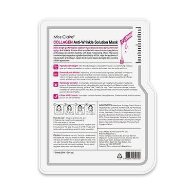 Miss Claire Collagen Anti Wrinkle Solution Mask 25ml - Masks & Peels