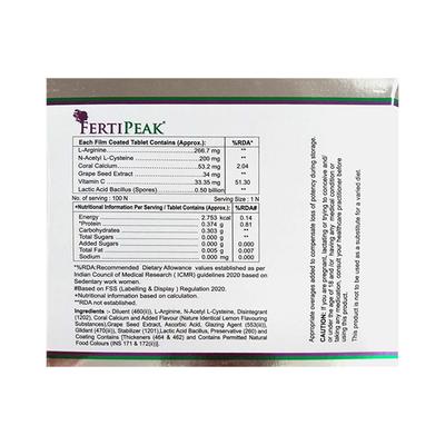 FERTIPEAK Tablet 10's - Supplements-Vam