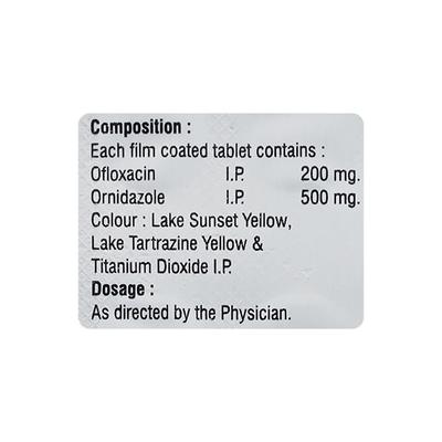OFFRATE OZ Tablet 10's - Bacterial Infections-Qui