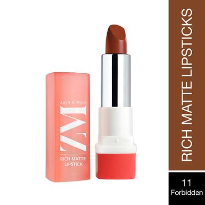 ZM Zayn & Myza Rich Matte Lipstick - Forbidden 4.2 gm - Lipsticks
