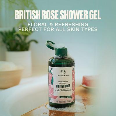 The Body Shop Shower British Rose 250ml - Shower Gels & Body Wash