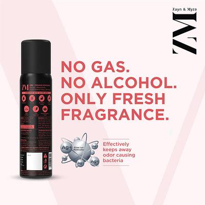 Zayn & Myza Fire No Alcohol Body Spray For Men 120 ml - Men Deodorants/Roll-Ons