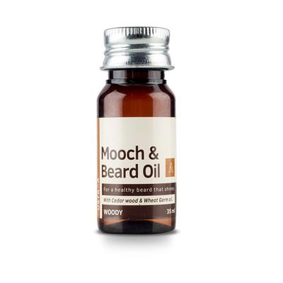 Ustraa Mooch & Beard Oil - Cedarwood & Wheat Germ Oil Woody 35ml - Beard Oil