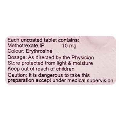 Folitrax 10mg Tablet 10'S - Cancer Oncology-Cyt