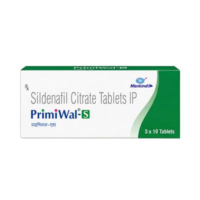 Primiwal S 25mg Tablet 10'S - Impotence/Erectile Dysfunction (Ed)
