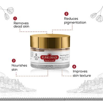Ayouthveda Kunkumadi Facial Scrub 50 gm - Face Washes