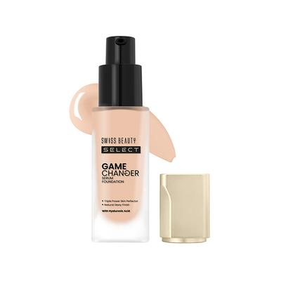Swiss Beauty Select Game Changer Serum Lightweight Foundation - Nude Cream 30 gm - Foundation