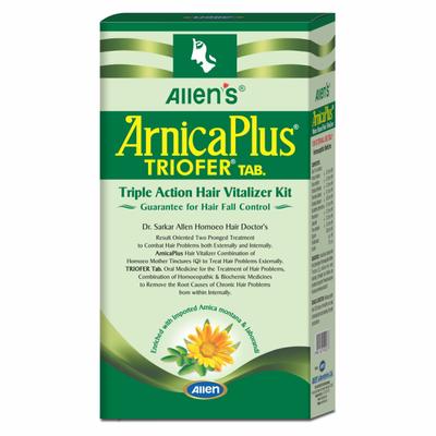 Allen Arnica Plus Hair Vitalizer 100 ml + Triofer Tablets 50's - Personal Care(Homeopathy)