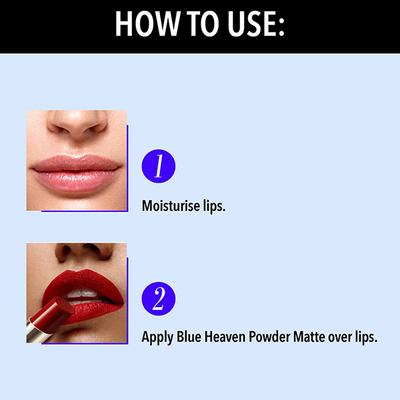 Blue Heaven Powder Matte - Apple Orchard, RM09 3.5 gm - Lipsticks