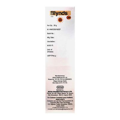 BLYNDS AC SPF 30 PA+++ BROAD SPECTRUM Sunscreen 50g - Sun Protectors-Emo