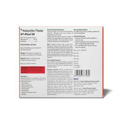 KT PLAST 20 Plaster 1's - General-P