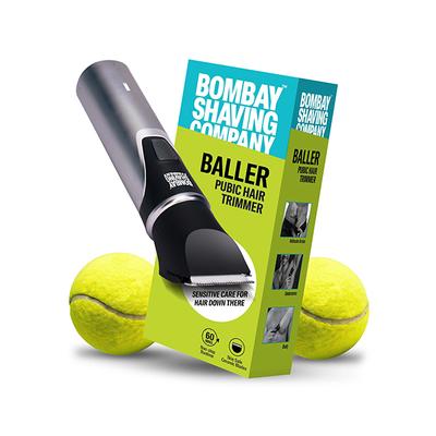 Bombay Shaving Company Baller Pubic Hair Trimmer For Men, Safe Ceramic Blades, Type C Charging, Ipx6 110s 110's - Trimmers