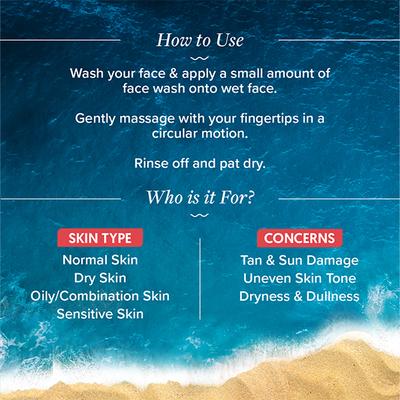 Aqualogica Detan + Smoothie Face Wash With Cherry Tomato & Glycolic Acid For Bright & De-Tanned Skin 100 ml - Face Washes