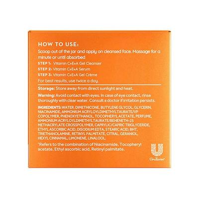 Pond's Bright Beauty 1% Vit C + E + A Gel Creme 50 g - Face Moisturizers