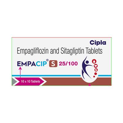 EMPACIP S 25/100 Tablet 10's - Diabetes-Ant