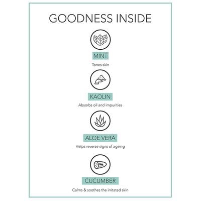 Fabessentials Aloe Vera Cucumber Mint Face Mask 100 gm - Face Packs