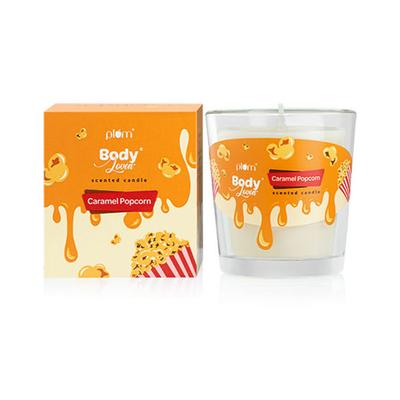 Plum BodyLovin' Caramel Popcorn Scented Candle 60 gm - Others