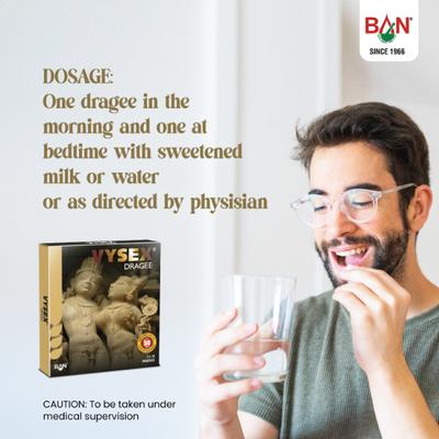 Ban Labs Vysex Silver Coated Dragee (Pack of 2 x 10's) - Speciality Medicines