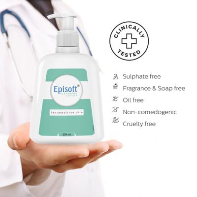 Episoft Cleansing Lotion for Sensitive Skin 250 ml - Face Wash & Cleansers