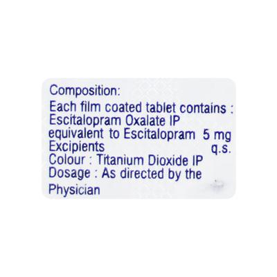 Cilentra 5mg Tablet 10'S - Depression-Ant