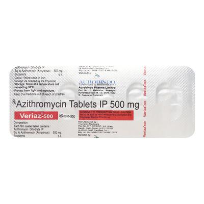 VERIAZ 500mg Tablet 5's - Bacterial Infections-Mac