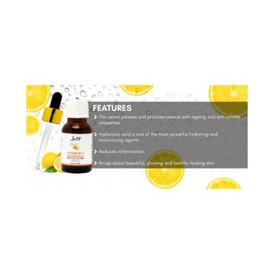 Jeva Vitamin C Serum With Hyaluronic Acid for Anti Aging and Brightening 15 ml - Face Serum