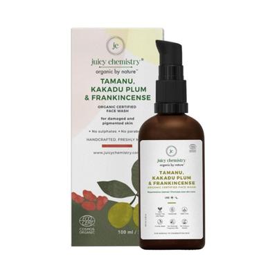 Juicy Chemistry Tamanu, Kakadu Plum & Frankincense Face Eash for Damaged And Pigmented Skin 100ml - Face Wash & Cleansers