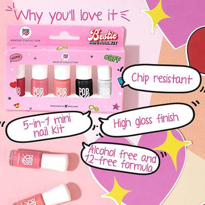 Myglamm Popxo Mini Nail Kit - Bestie 15ml - Nail Polish