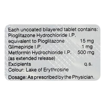 TRIBET 1mg Tablet 15's - Diabetes-Ant