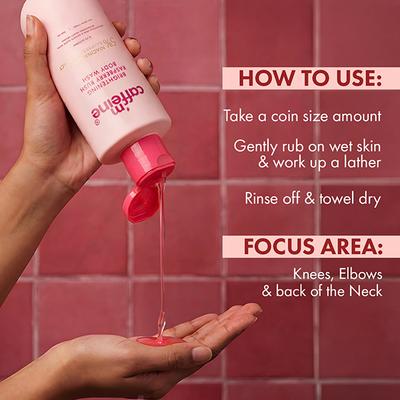 mCaffeine Brightening Body Wash 5% Niacinamide & Raspberry Boost Glow, 5% Glycerine 300 ml - Shower Gels & Body Wash