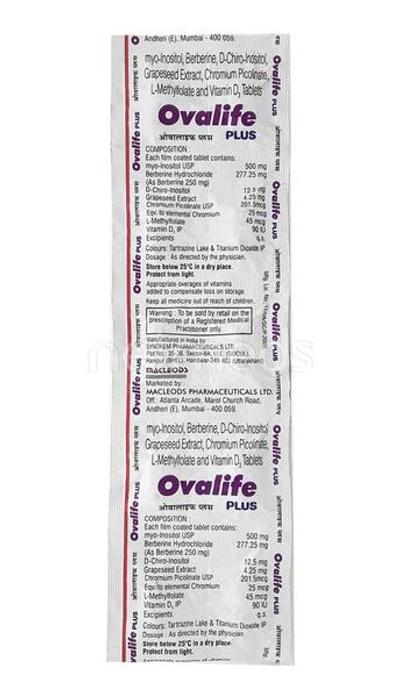 Ovalife Plus Tablet 10'S - Supplements-Sup