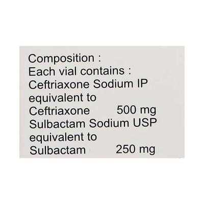 Monocef SB 500/250mg Injection 1's - Bacterial Infections-Cep
