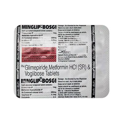 MINGLIP BOSG 1 Tablet 10's - Diabetes-Ant