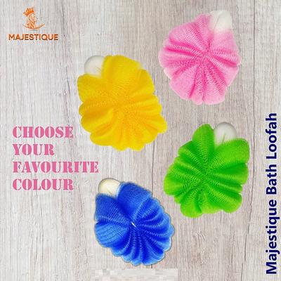 Majestique Oval Loofah, Loofah Sponge, Exfoliating Sponge - Color May vary 1's - Loofahs & Sponges