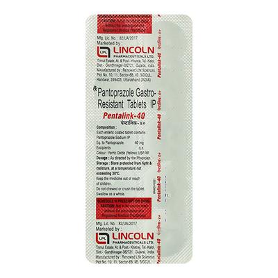 Pentalink 40mg Tablet 10'S - Ulcer/Reflux/Flatulence-Aaa