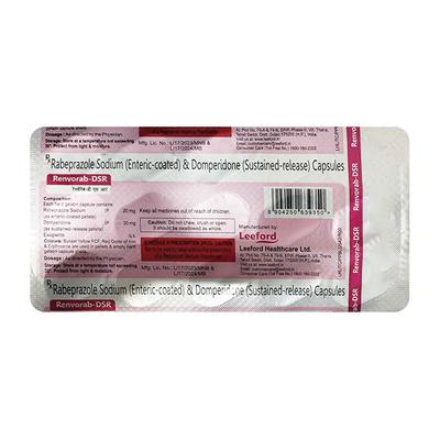 RENVORAB DSR Capsule 15's - Ulcer/Reflux/Flatulence-Aaa