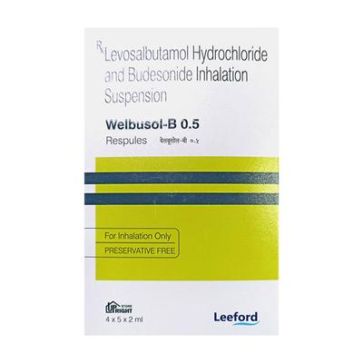 WELBUSOL B 0.5 Respules 5x2ml - Asthma/COPD-Ast