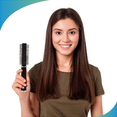 Vega Round Hair Brush for Women and Men Ideal for Adding Curls, Volume and Waves in Hair (E33-RB) 65 gm - Hair Brushes