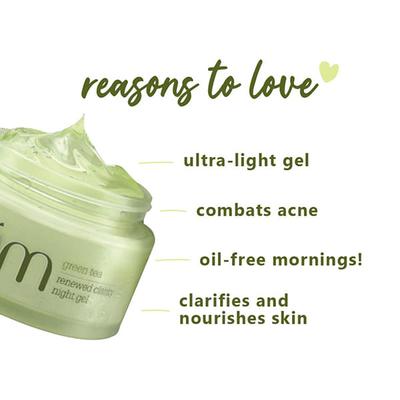 Plum Green Tea Renewed Clarity Night Gel 50 ml - Night Cream