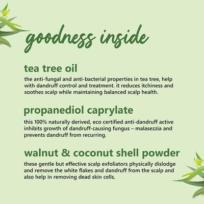 Plum Tea Tree Buildup Control Scalp Scrub 100 ml - Hair Lotions & Tonics