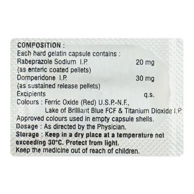 Domzar Capsule 10'S - Ulcer/Reflux/Flatulence-Aaa