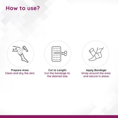 Flamingo Flamiplast Elastic Adhesive Bandage (OC - 2068) (10 cm x 1 mtr) - Bandages