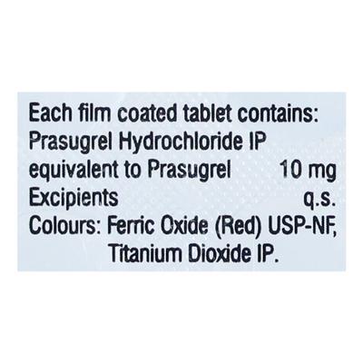 Prasita 10mg Tablet 10'S - Blood Clot-Ant