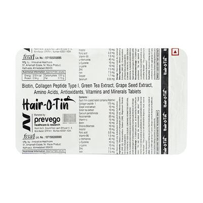 HAIR O TIN Tablet 10's - Supplements-Vam
