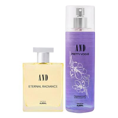 AND EterlR EDP & PrettyV Mist Pack of 2 250 ml - Body Mist/Spray